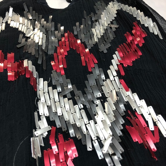 Urban Outfitters Ecote Navy Blue Sequin Tank Top - Picture 8 of 8